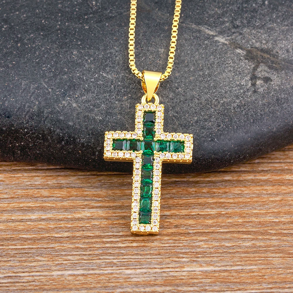 Collier croix
