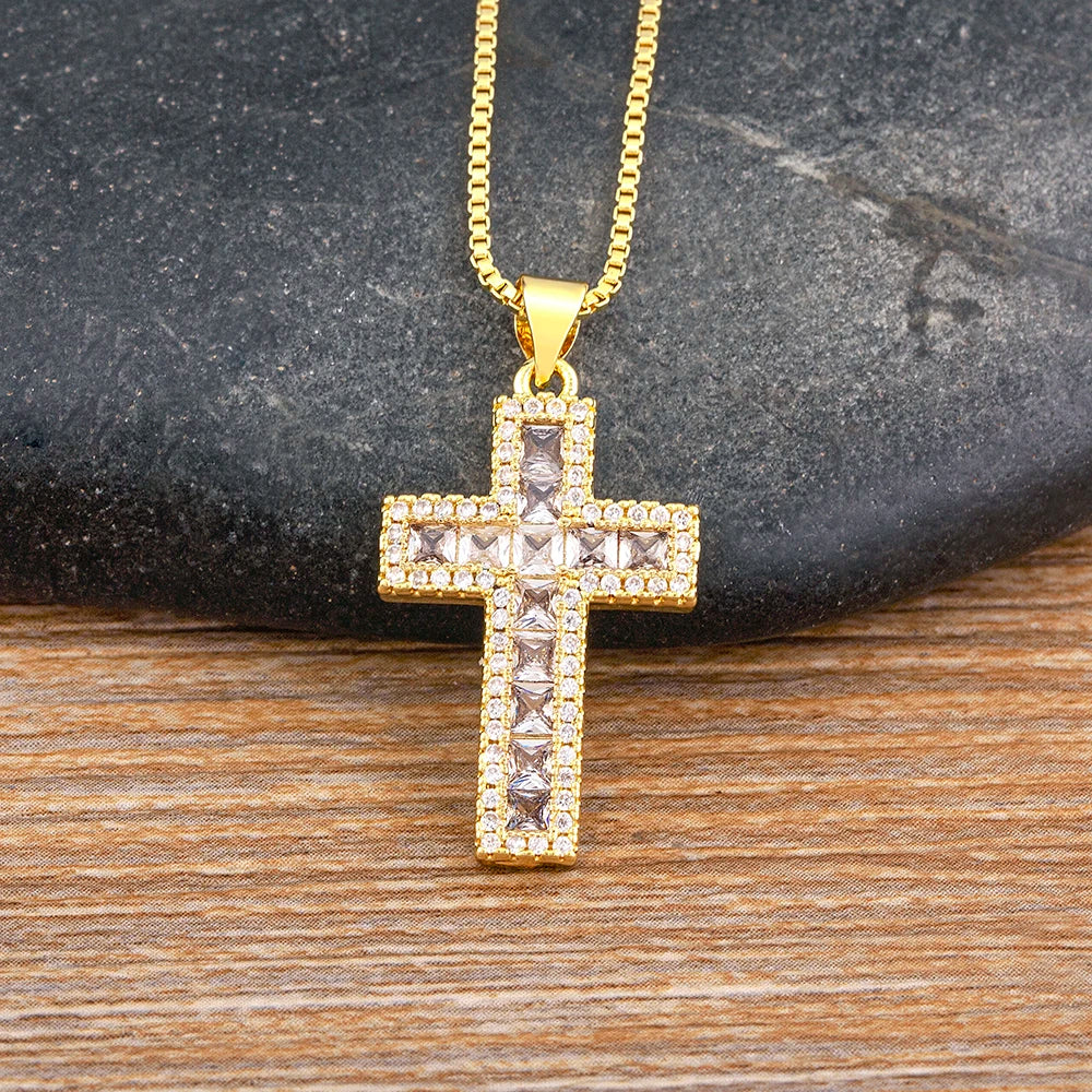 Collier croix