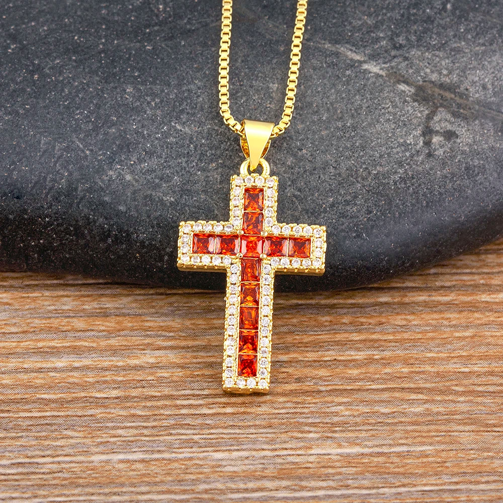 Collier croix