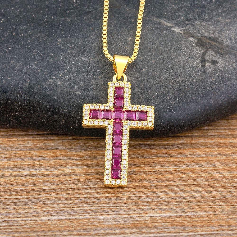 Collier croix