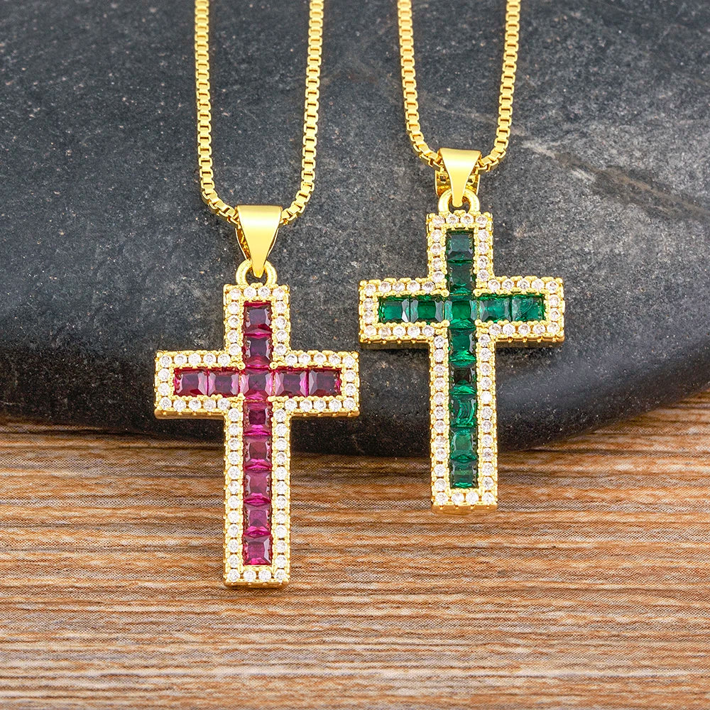 Collier croix
