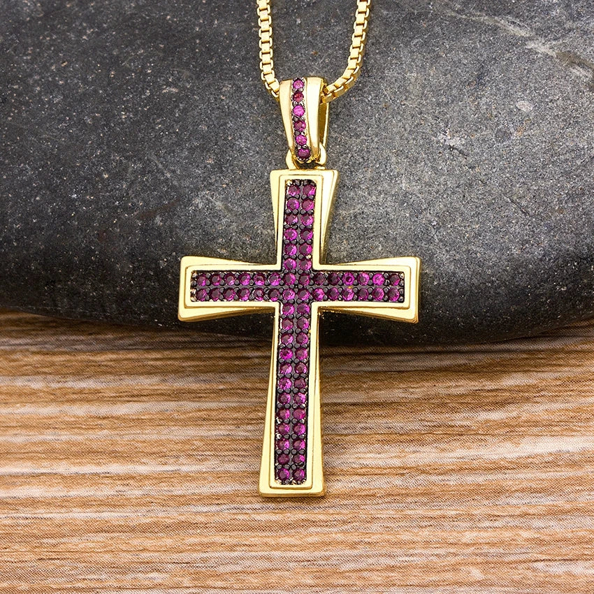 Collier croix