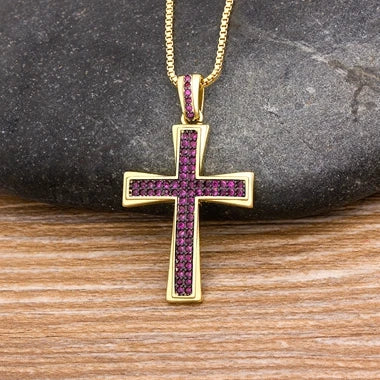 Collier croix
