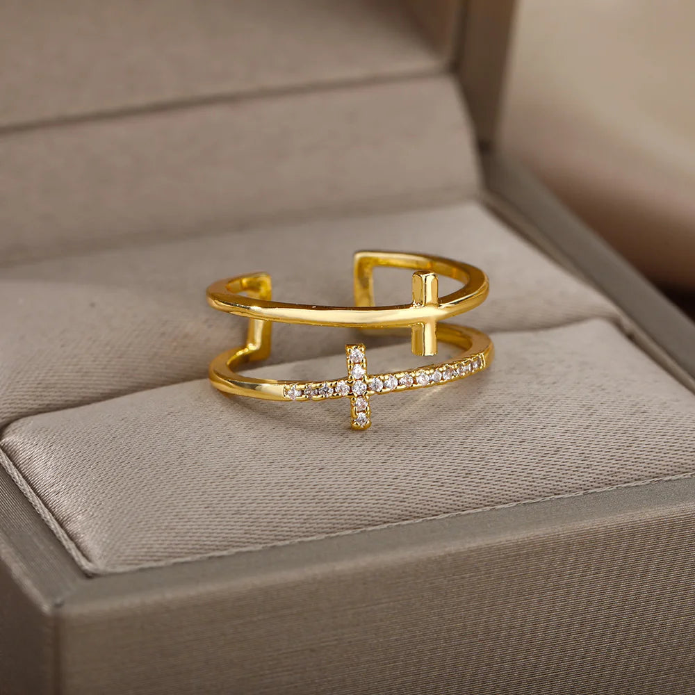 Bague croix
