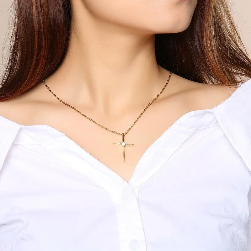 Collier croix