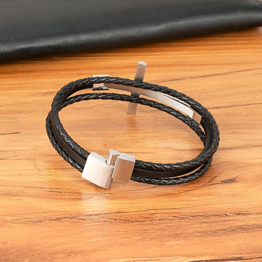 Bracelet croix chrétienne