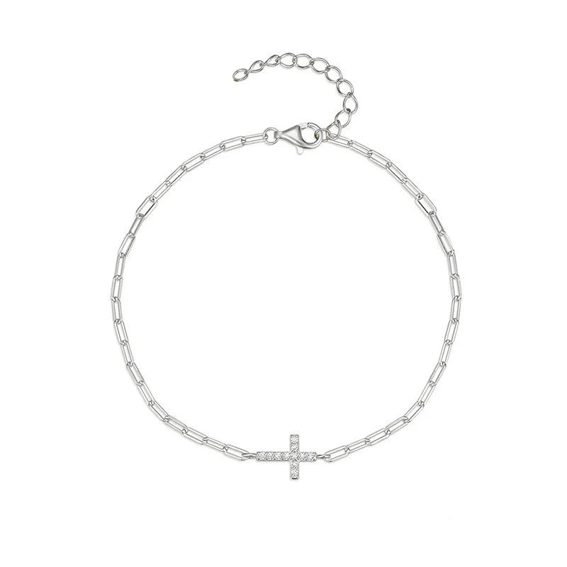 Bracelet croix femme