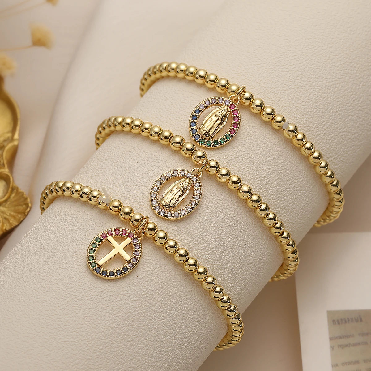 Bracelet croix chrétienne