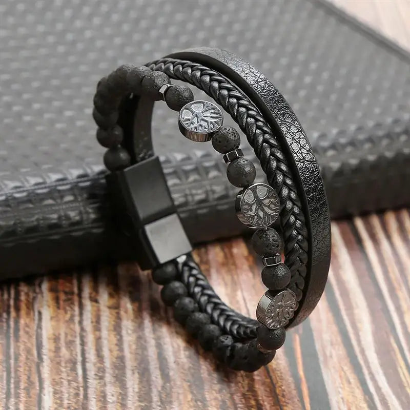 Bracelet croix homme
