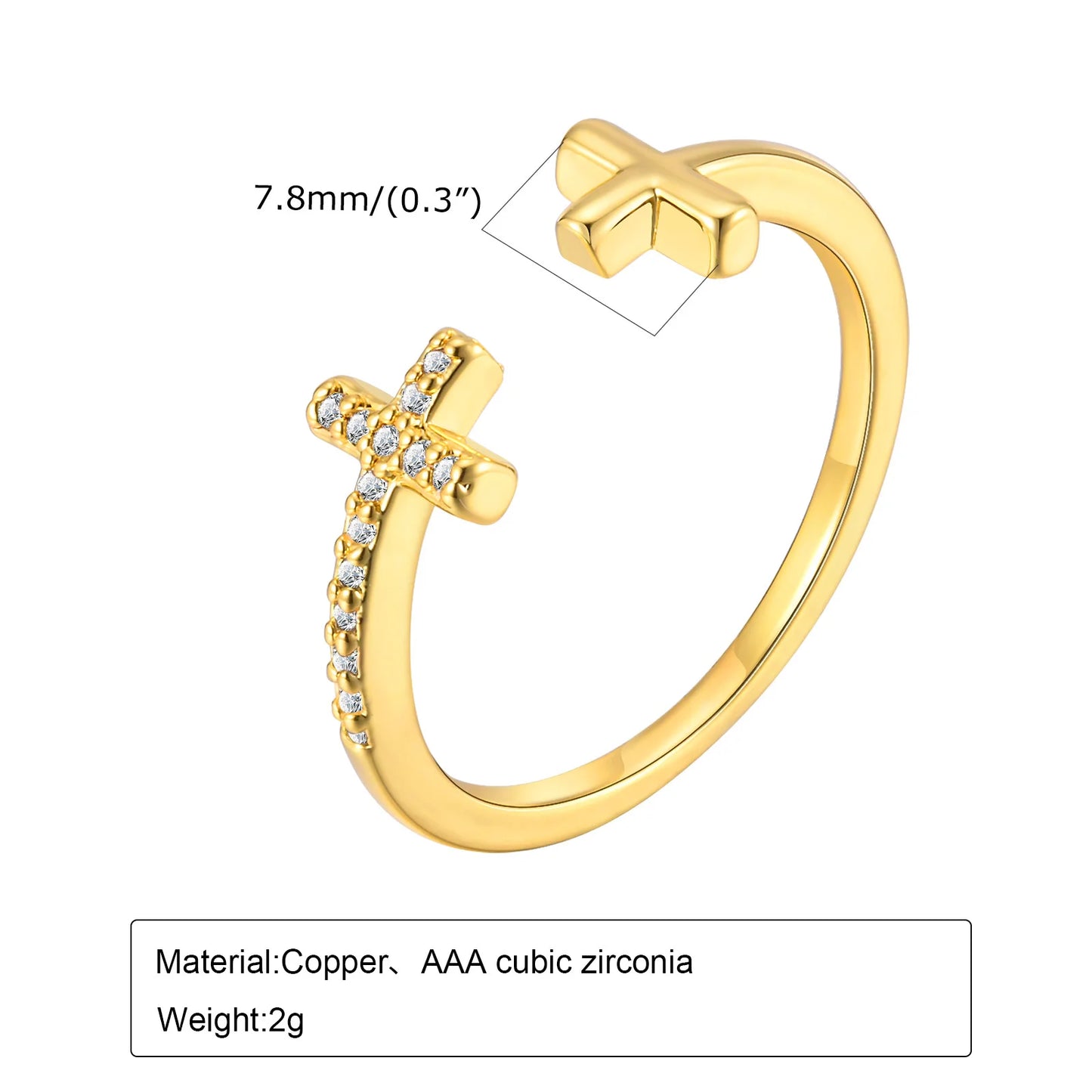 Bague chrétienne femme