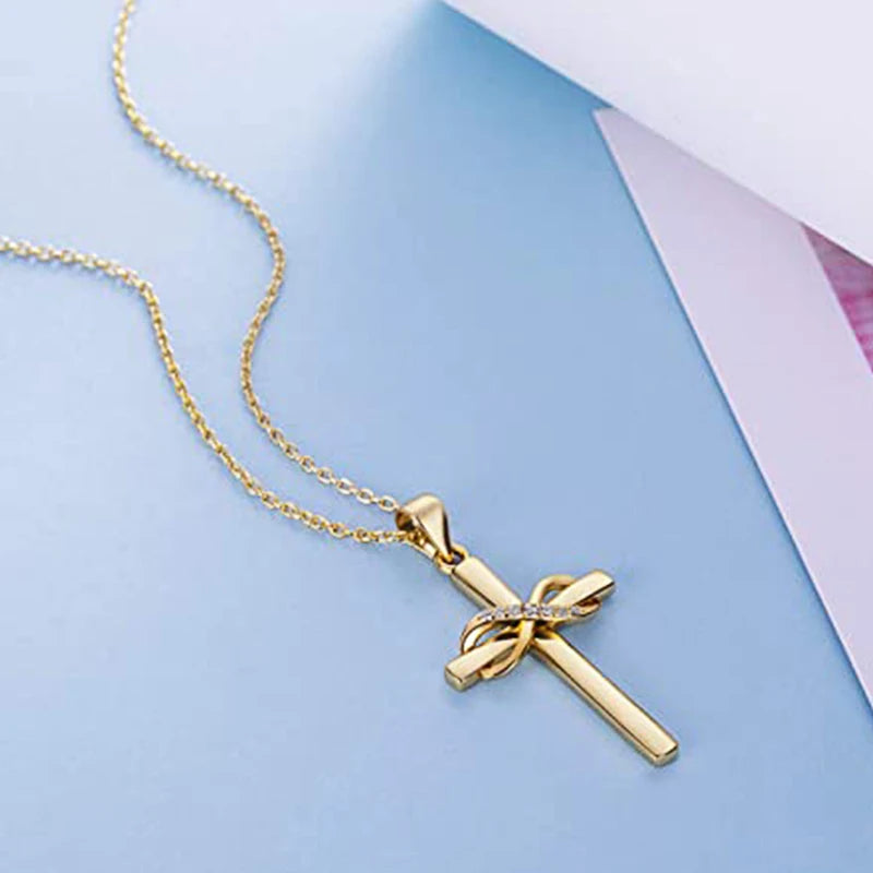 Collier croix femme