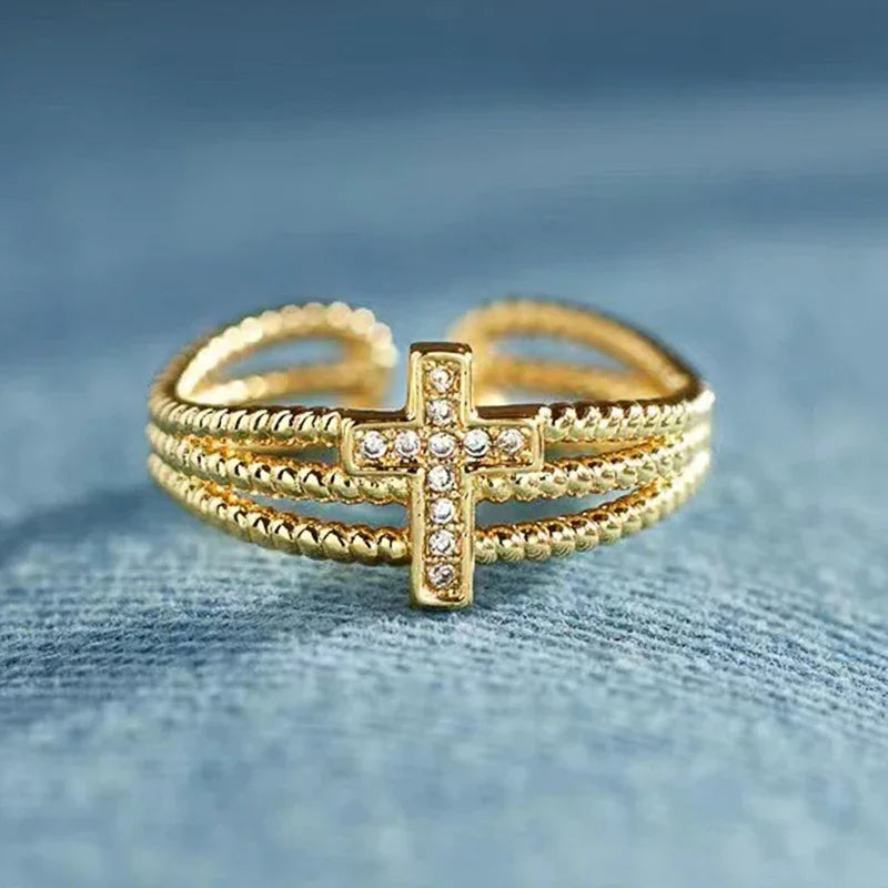 Bague croix