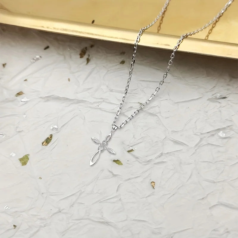 Pendentif argent croix