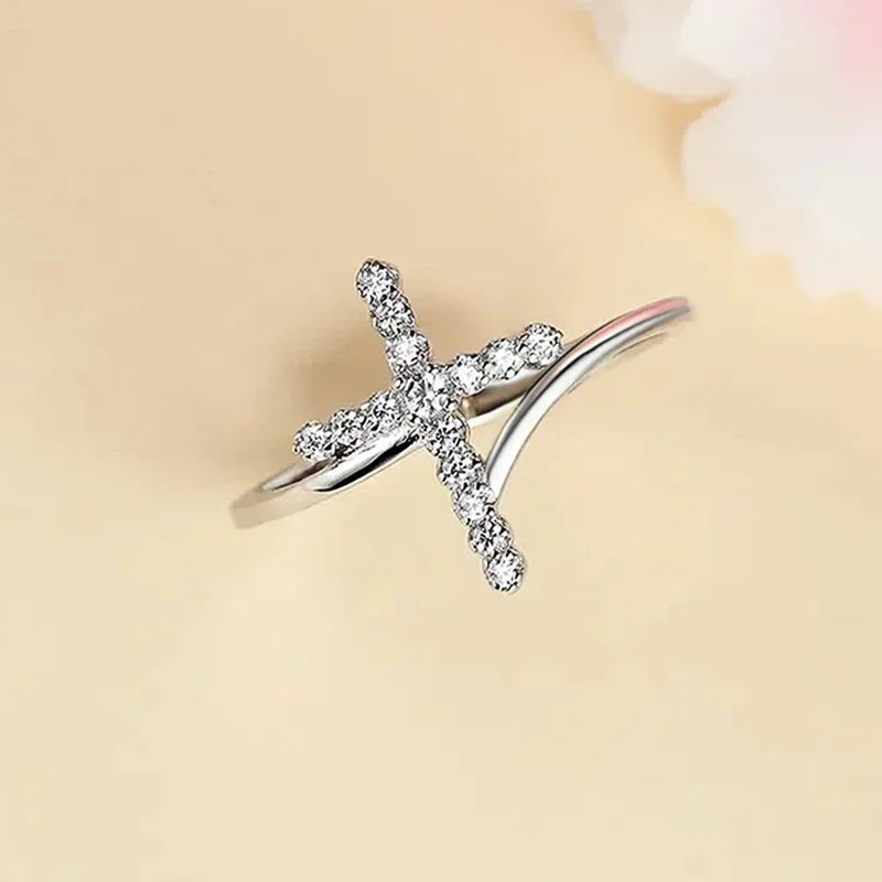 Bague croix chretienne