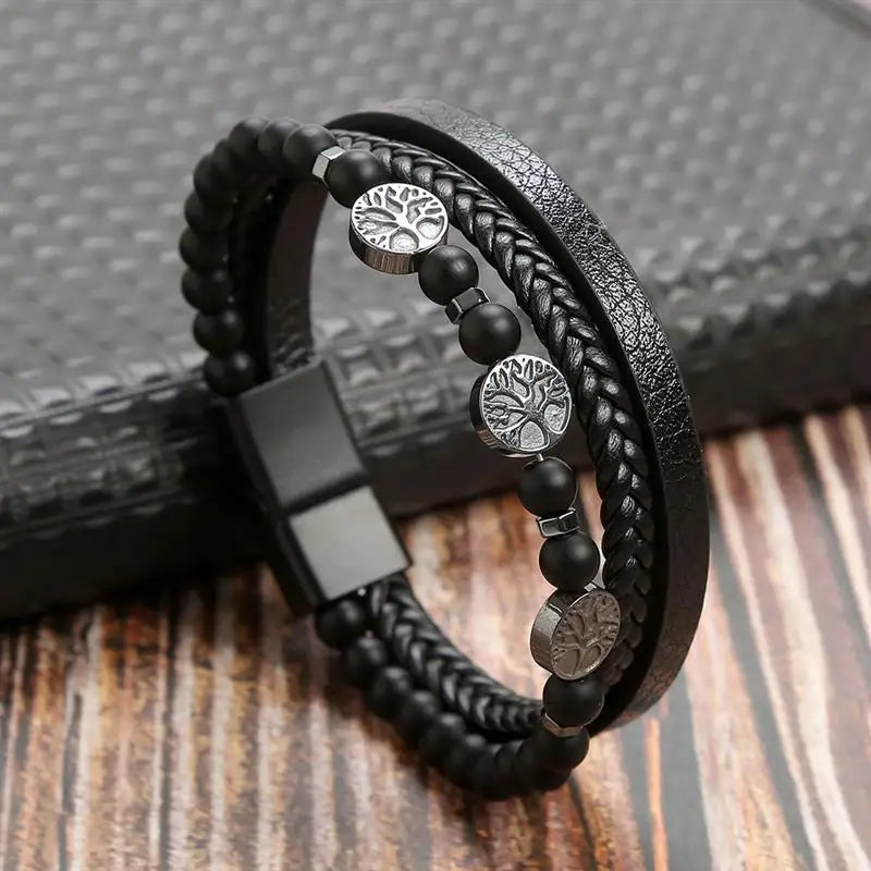 Bracelet croix homme