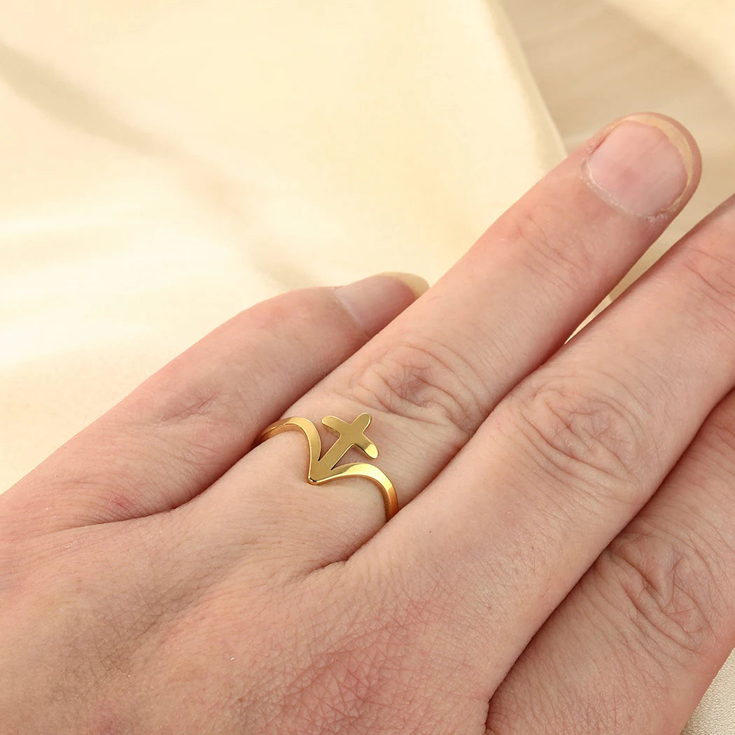 Bague croix