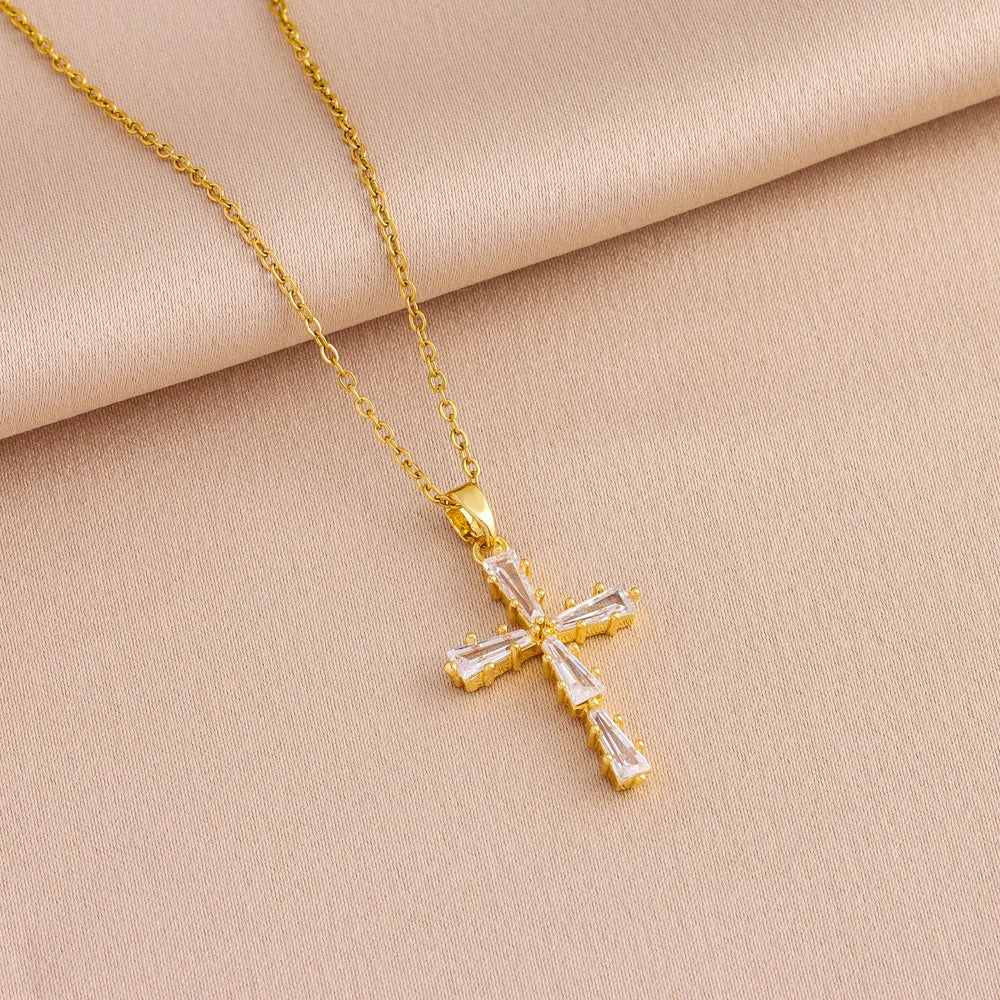 Collier croix