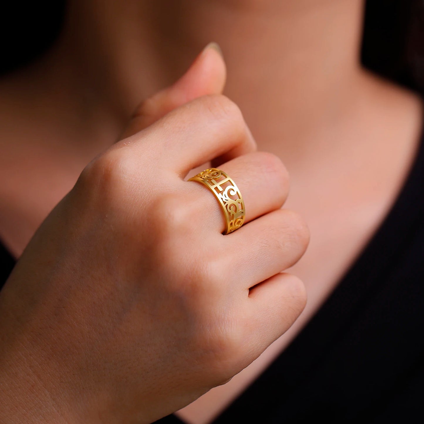Bague religieuse femme