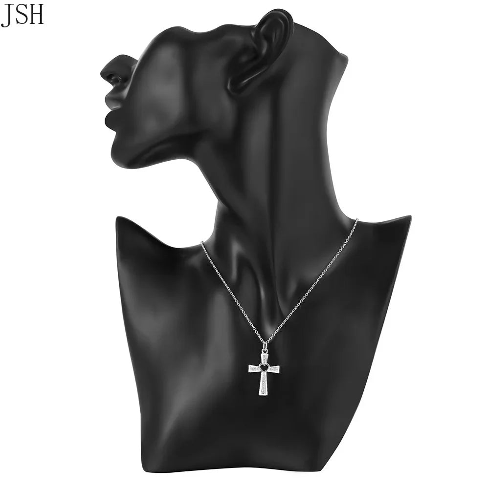 Pendentif argent croix