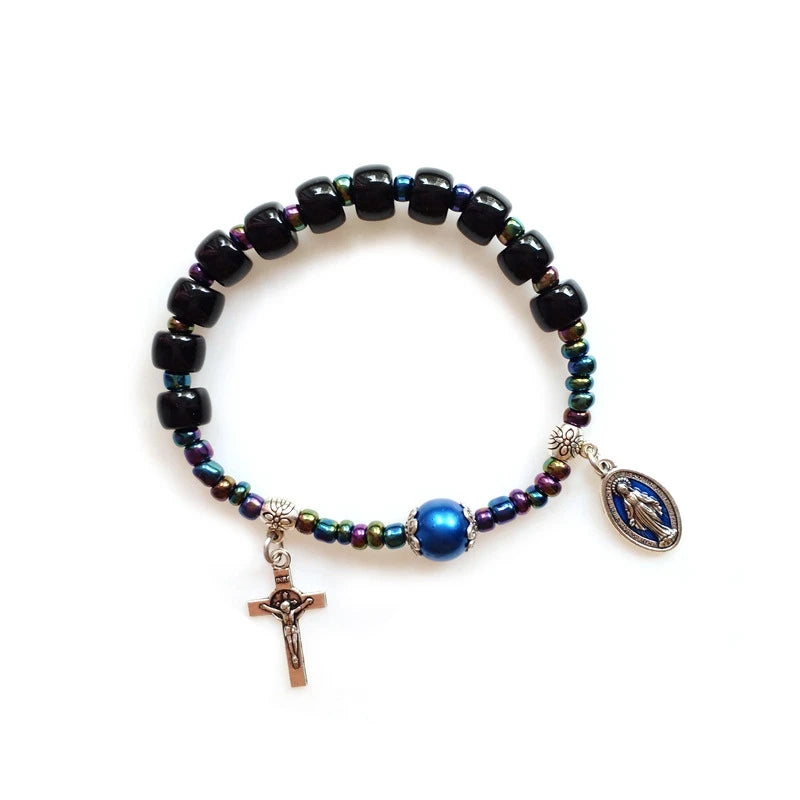 Bracelet homme croix chrétienne