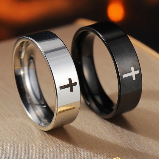 Bague chrétienne homme