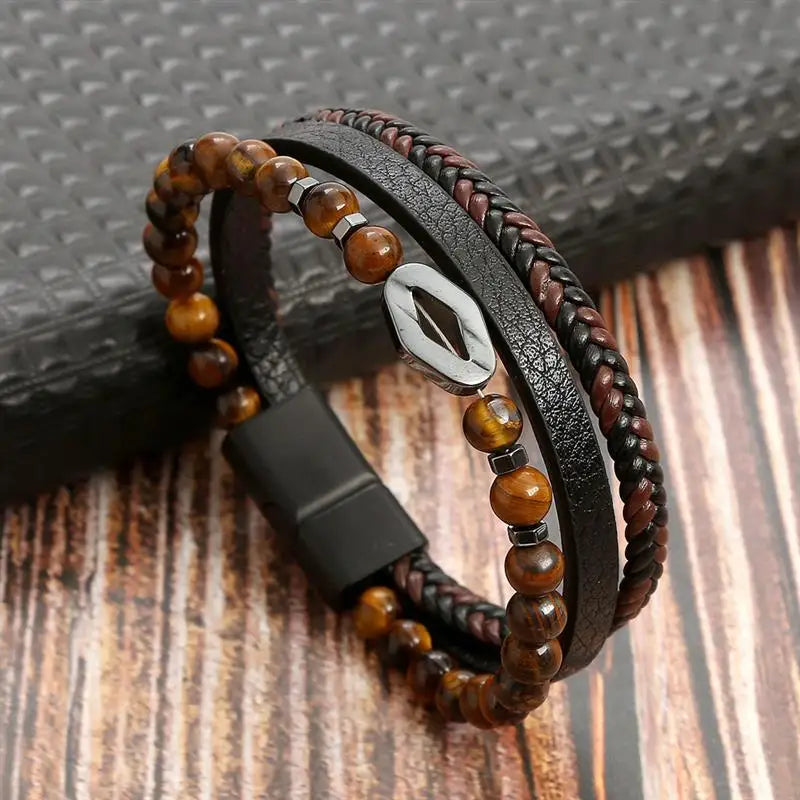 Bracelet croix homme