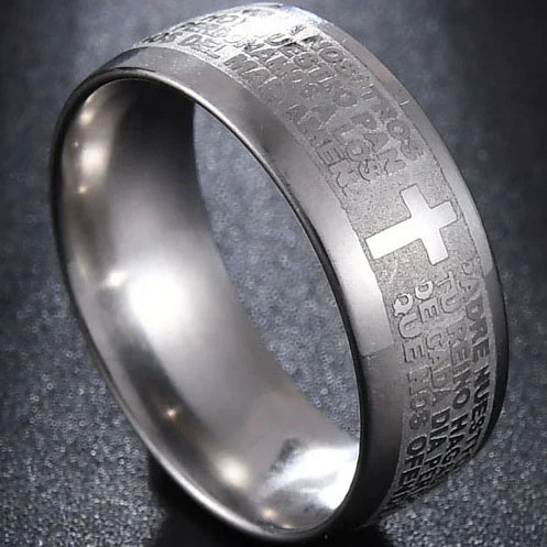 Bague chrétienne homme