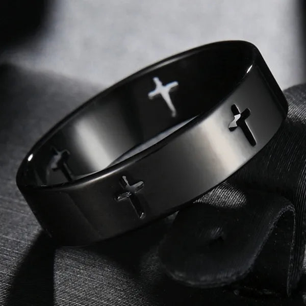Bague chrétienne homme