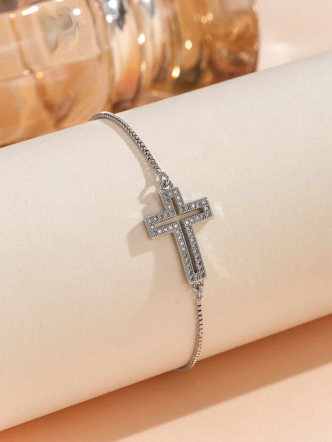 Bracelet croix femme