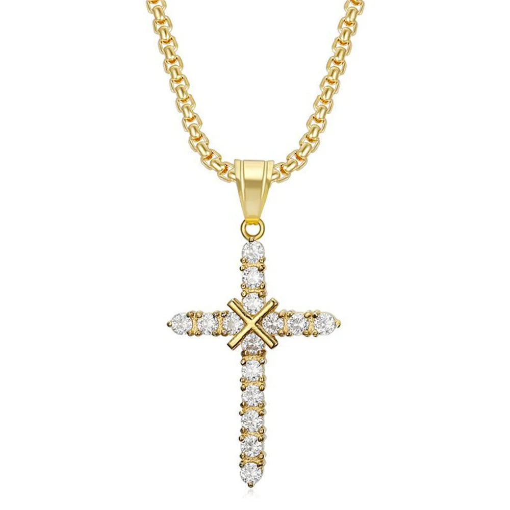Collier croix femme