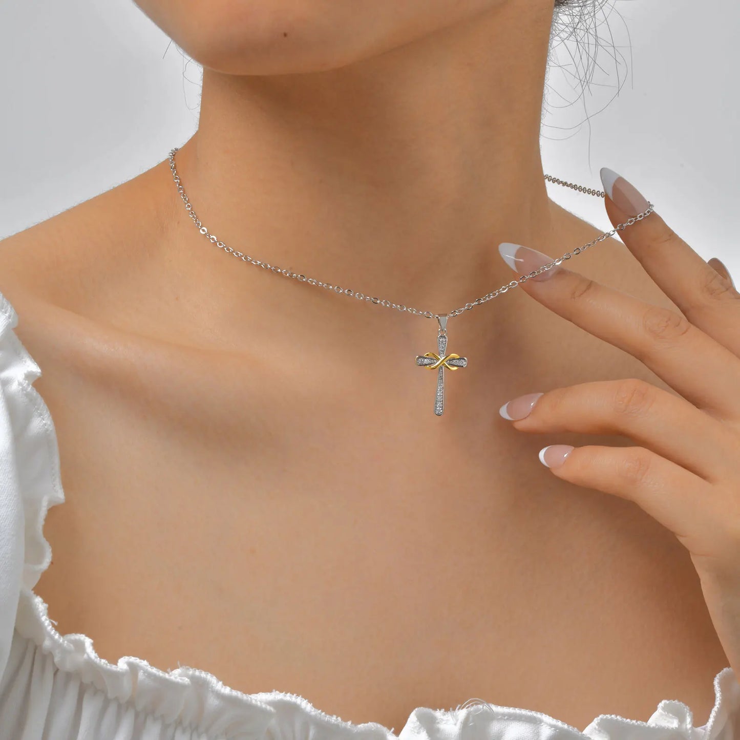 Croix argent