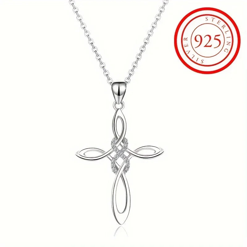 Pendentif argent croix