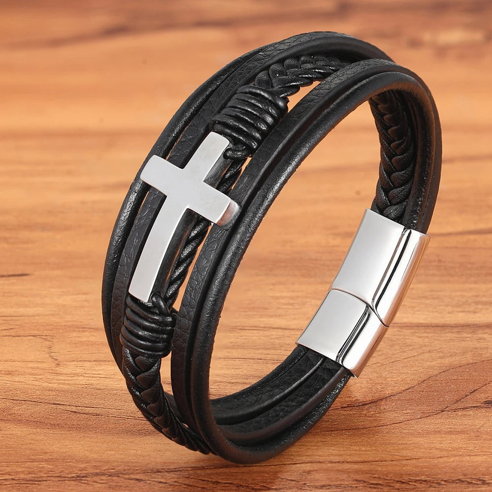 Bracelet croix chrétienne
