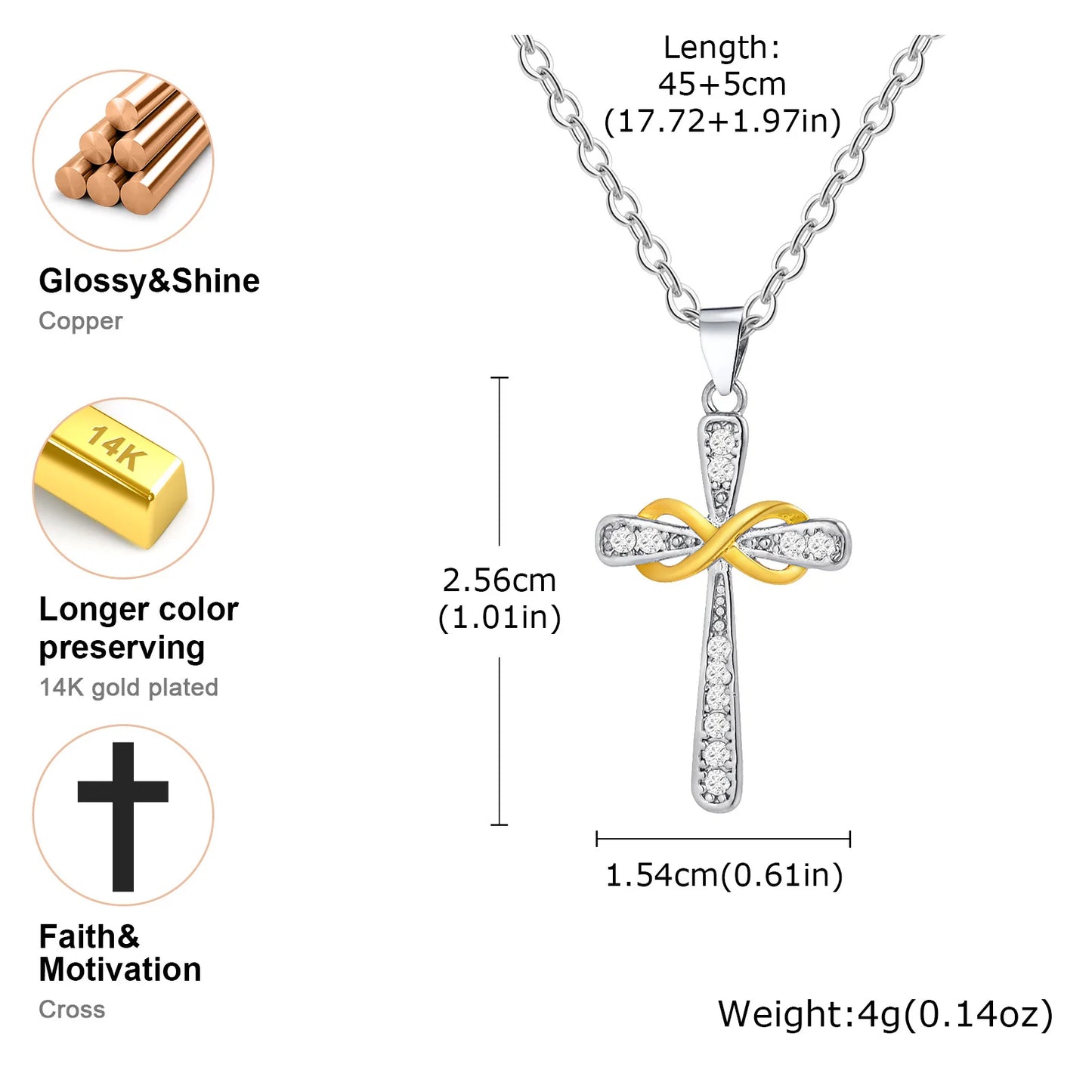 Croix argent