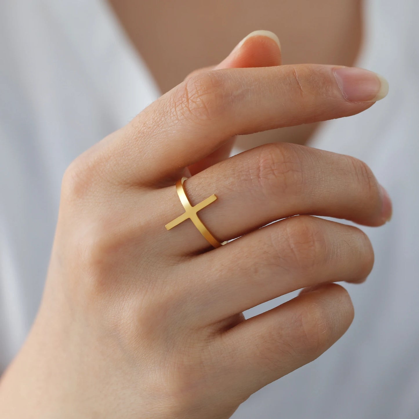 Bague croix