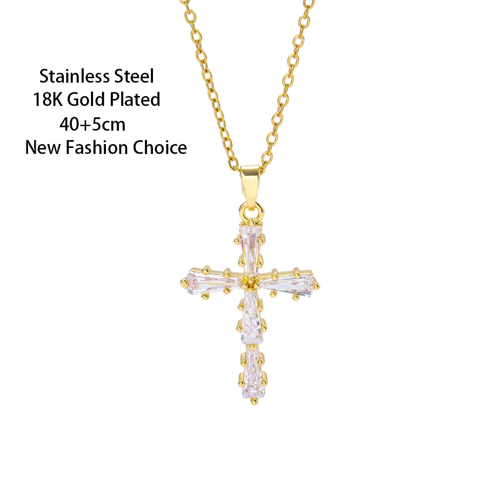 Collier croix