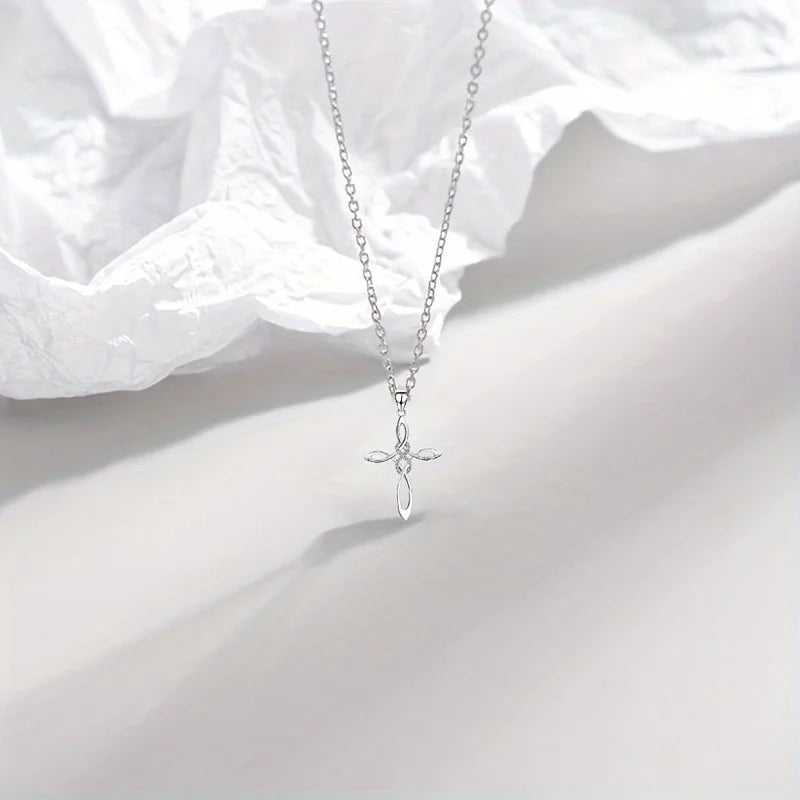 Pendentif argent croix