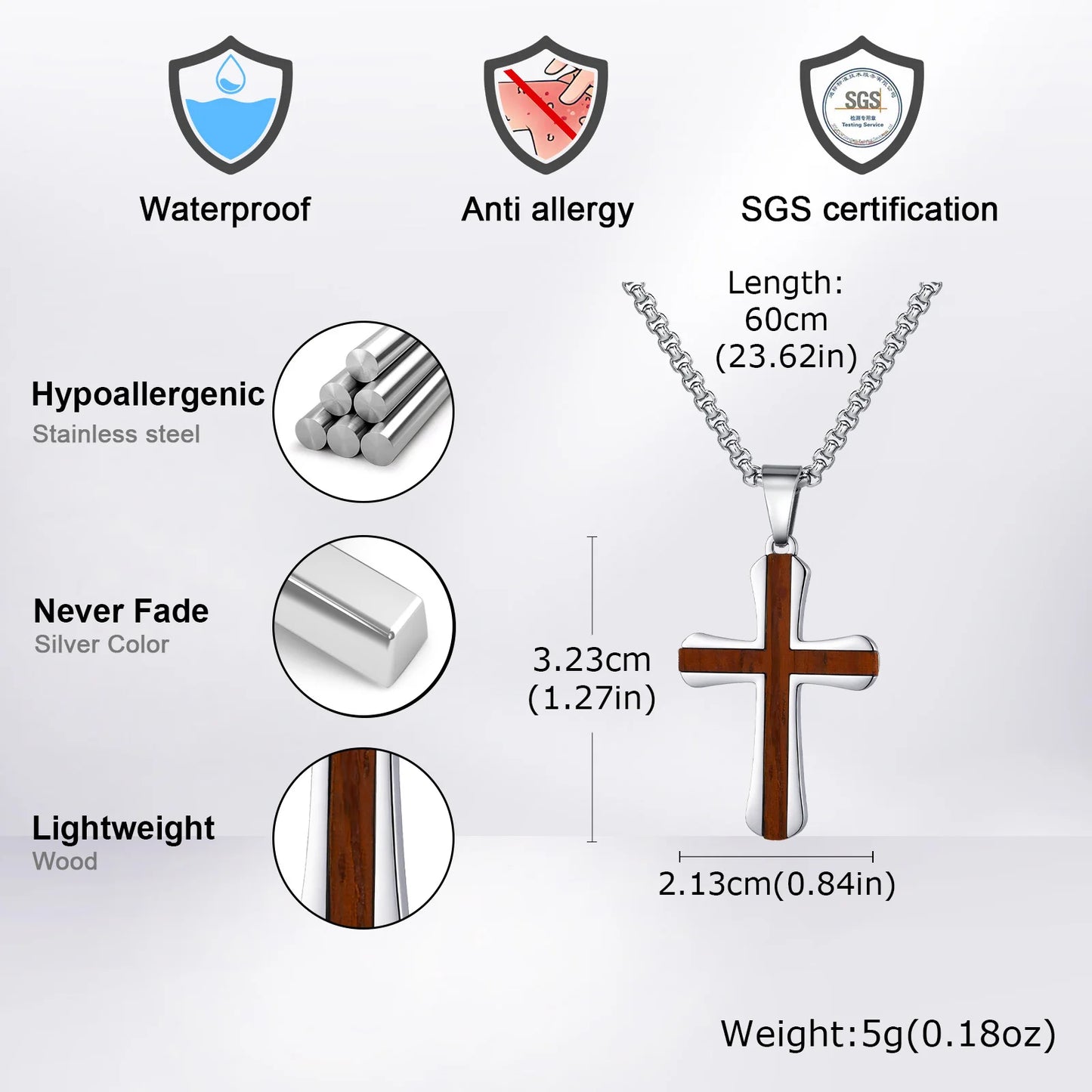 Collier croix
