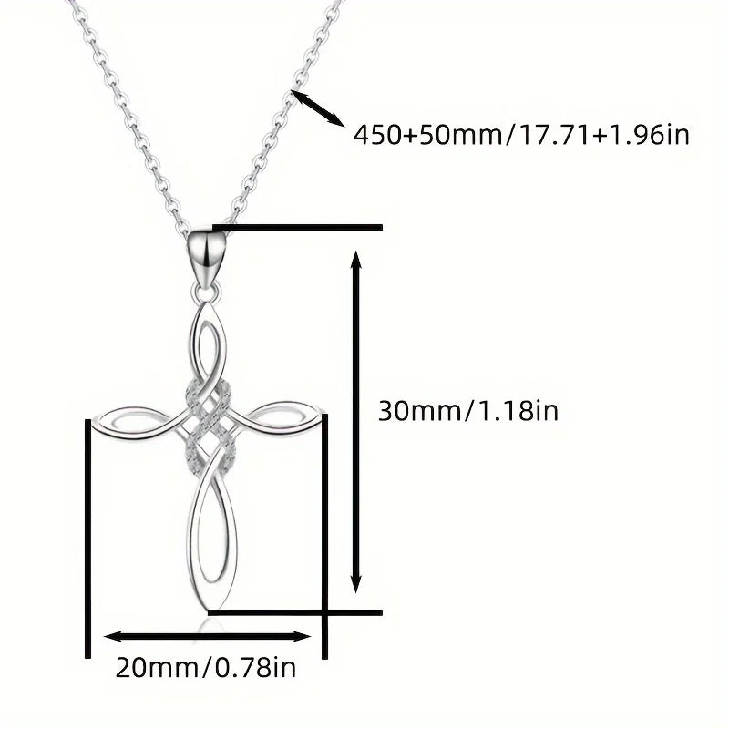 Pendentif argent croix