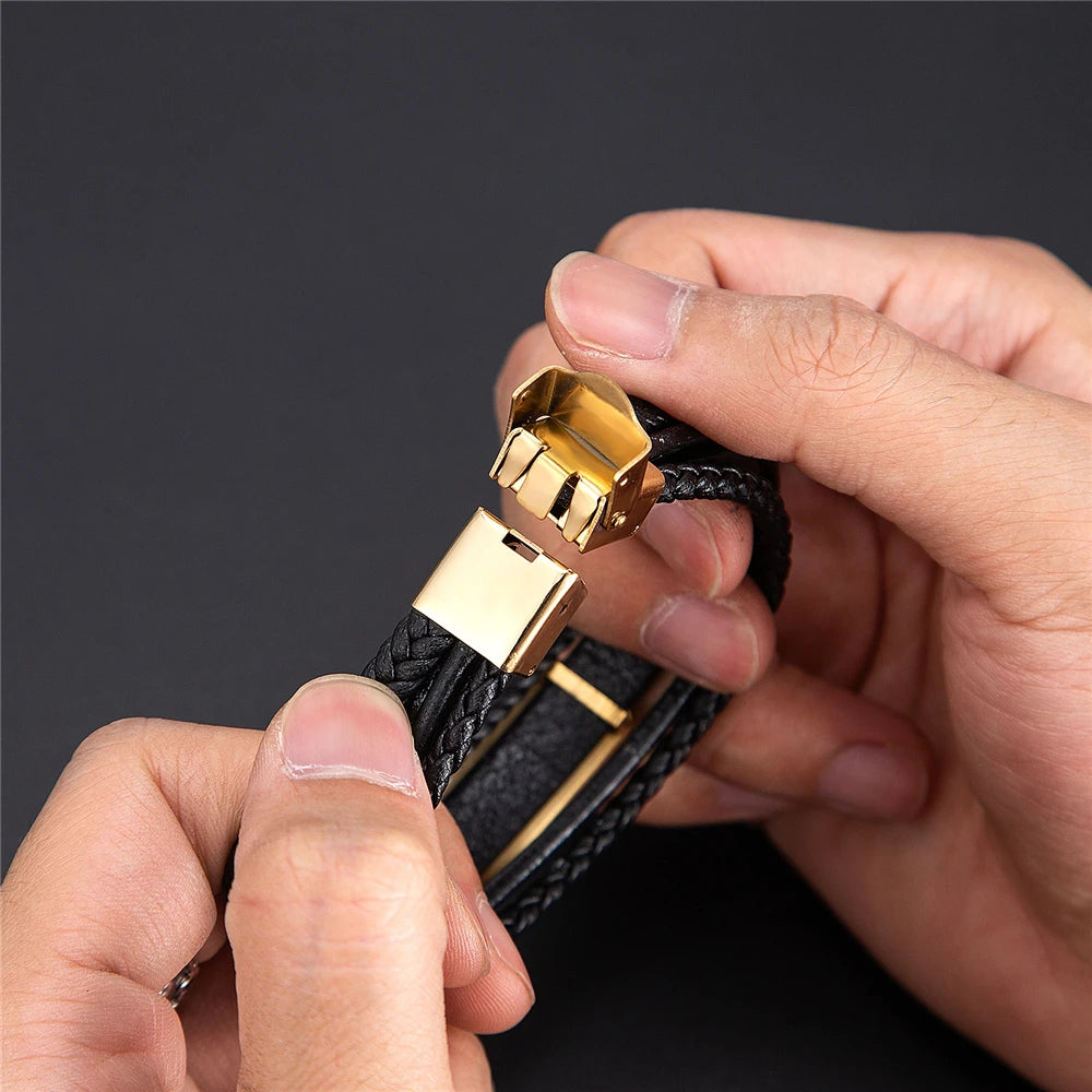 Bracelet croix homme