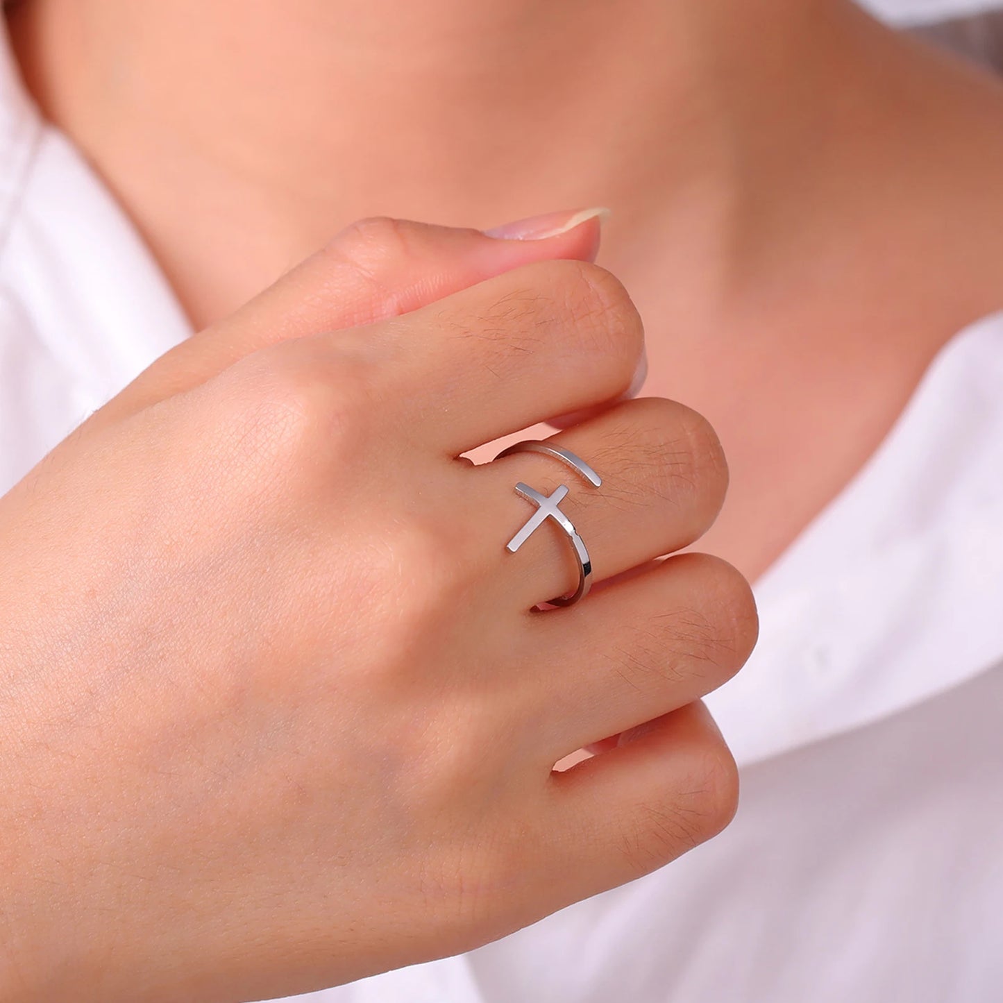 Bague croix