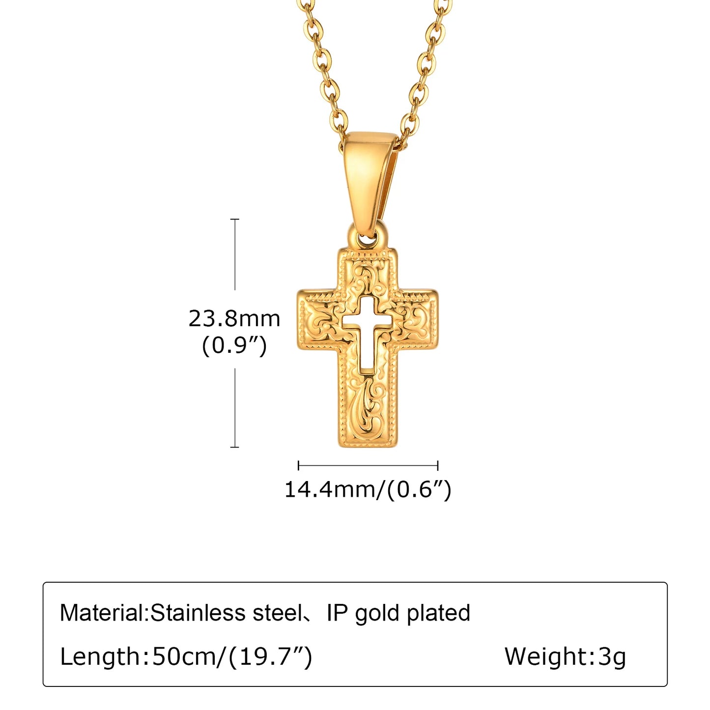 Collier croix