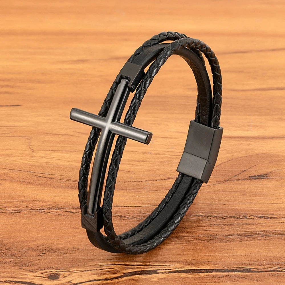 Bracelet croix chrétienne