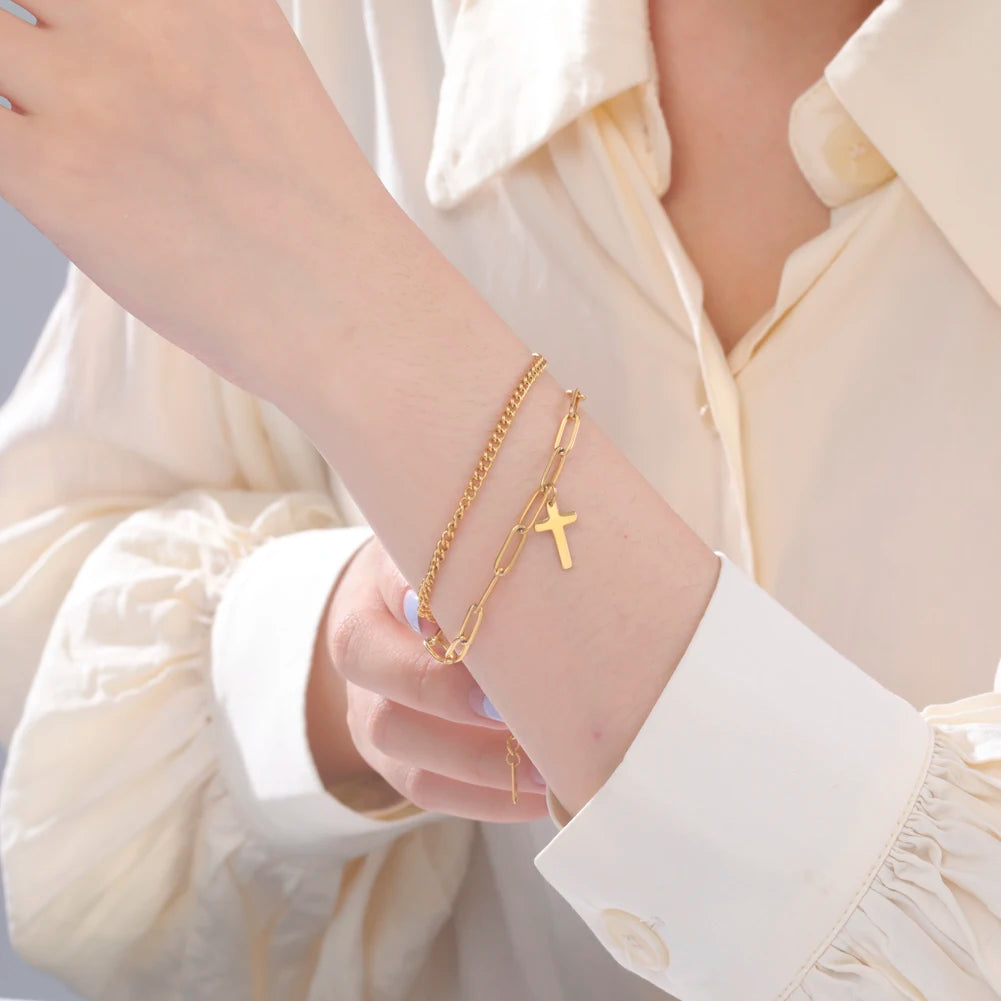 Bracelet croix
