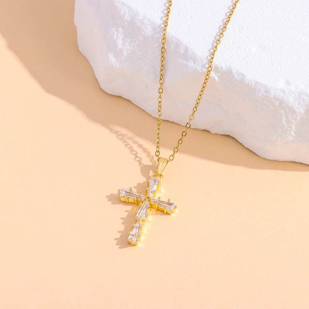 Collier croix
