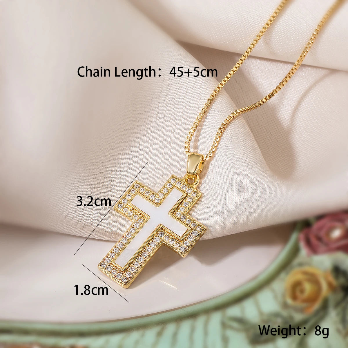 Collier croix femme