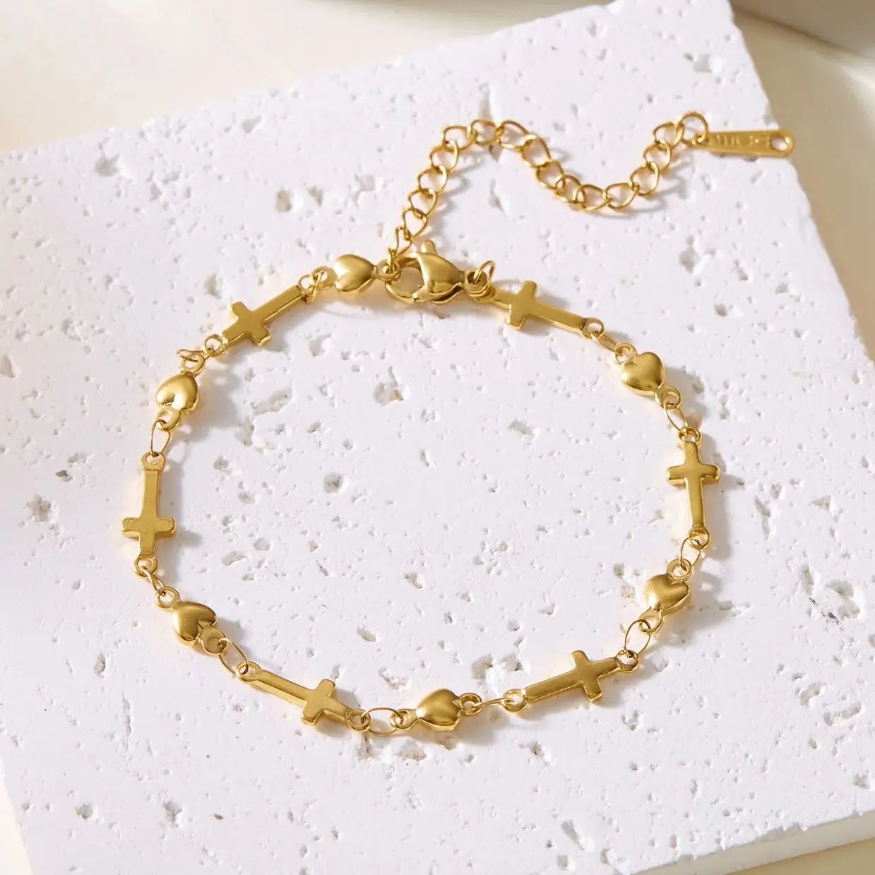 Bracelet croix femme
