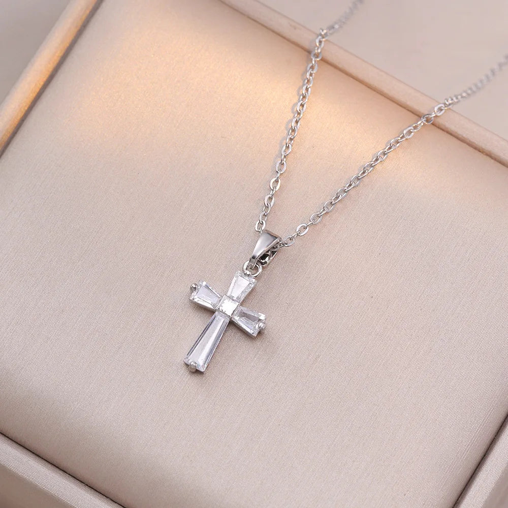Collier croix
