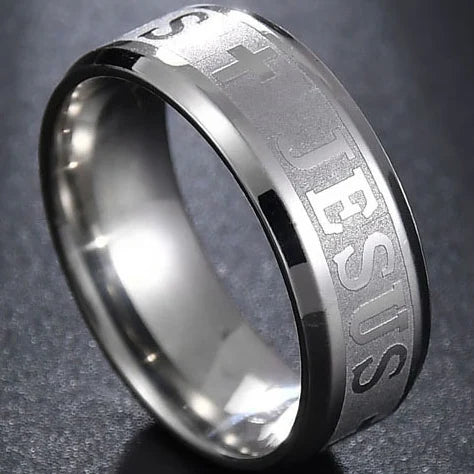 Bague chrétienne homme