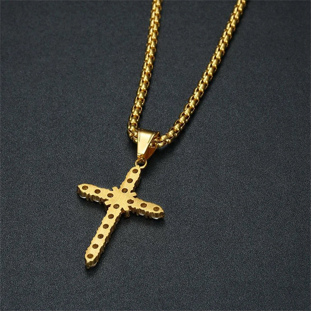 Collier croix femme